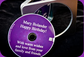 A birthday CD makes a unique birthday gift